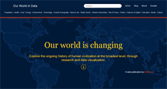 Desktop Screenshot of ourworldindata.org